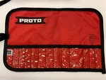 Proto J25TR10C, Red Canvas, 13 Pocket Tool Holder, 12-IN X 8-IN 0.5-IN. Fixed Price $9.95.
