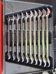 Snap-on Oxrm Series 18PC Ratcheting Box Wrench Set Sae/metric 3/8-19MM. Fixed Price $400.00.