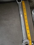 Craftsman Usa Large 12PT Combination Wrench, 1", 44705, Inverted V, Nos. Fixed Price $16.23.