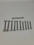 Sears Craftsman Usa 10 Piece Sae Combination Ignition Wrenches Complete 9-43441. Fixed Price $22.00.