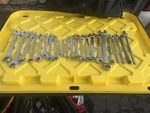 Matco Mac Tools 23 Piece Sae /metric Combination Wrench Set Lot Usa. Fixed Price $175.00.