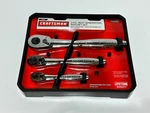 Nos Craftsman 44992 3PC Next Generation Thin Profile Ratchet Set, Fully Polished. Fixed Price $249.99.