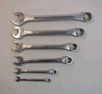Set Of 6 S-k Tools Sae Combination Wrench Made Usa C-24, 22, 20, 18, 12,. Fixed Price $22.00.