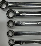 Craftsman CXL288 Sae Combination Wrench Set Chrome Finish Steel 5PC 7/16-11/16. Fixed Price $45.99.