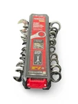 Husky 10-PIECE Stubby Ratcheting Combination Wrench Set Sae/mm Used. Fixed Price $29.95.