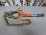 Wheeler 25" Soil Pipe Cast Iron Or Clay Snap Cutter, Has 26 Inch Long Chain. Fixed Price $290.00.
