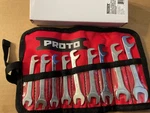 Proto J3300AB Wrench Set, Satin, Short Angle, Open-end, 9-PIECE. Fixed Price $99.99.