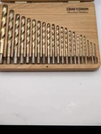 Craftsman Limited Edition Drill Bit Set - Solid Oak Case Usa Made 20 Of 21. Fixed Price $60.00.