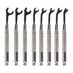 Moody Tool 58-0161 Open End Wrench Set, 30 Deg, 2.5-7MM, Pc. Fixed Price $52.25.