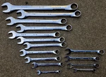Sk S-k Tools Usa 15 Pc 12PT Sae Combination Wrench Set 3/8"- 1/4" Superkrome. Fixed Price $199.99.
