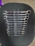 Matco Ratcheting Combination Wrench Set 12PC 8MM - 19MM 7GRC8M2 7GRC19M2. Fixed Price $175.00.