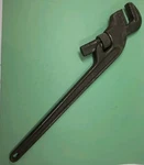 Vintage Ridgid Offset 24" Heavy Duty Steel Pipe Wrench E24 Good Treads & Teeth. Fixed Price $49.99.