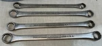Williams 4PC 12PT Box End Wrench Lot, Superrench, 7725B, 7727A, 7027, 7029B, Usa. Fixed Price $32.00.