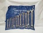 Vintage 11 Piece Metal Combination Wrench Set 8MM - 22MM Original Plastic Case. Fixed Price $35.69.