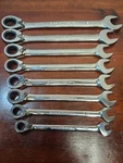 Gearwrench Metric Reversible Combination Ratcheting Wrenches Set 8PC. Fixed Price $43.99.