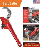 High-performance 9.5" Pipe Wrench With Hex Jaw And 150 Ft-lb Torque Capability. Fixed Price $83.99.