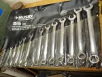 Usa Husky Polished Combination Wrench Set 1/4- 1-1/4" Missing 11/16. Fixed Price $99.99.