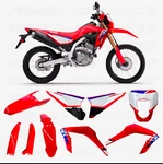 CRF300L/LS Plastic Red 10 Piece ('led Model') Honda Oe ''us Import Tax Paid''. Fixed Price $299.00.