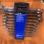 Carlyle Tools CW1207 Combination Wrench Set 8PC Sae Chrome Finish Long Beam. Fixed Price $80.00.