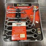 Gearwrench 10 Piece Metric Ratcheting Combo Mechanic Set 44002. TT228. Fixed Price $40.00.