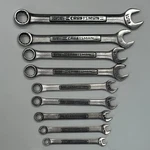 Vtg Craftsman Wrenches 5/16" - 11/16" Mixed Set Of 9 12PT Vv Series Usa Sae. Fixed Price $39.99.