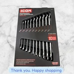Icon WCLM-10 Metric Long Combination Wrench Set 10PC 56611 Brand New Ship. Fixed Price $90.00.