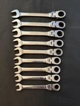 Cornwell Tools Metric Flex Ratcheting Combination 9 Piece Wrench Set CRW12MSFA. Fixed Price $149.95.