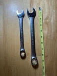 (2) Vintage Action 5/8" & 3/4 Combination Wrench 34120 34124 12POINT Usa. Fixed Price $8.75.