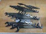 Snap-on Tools Usa New 28PC Large Sae Master Four Way Angle Open End Wrench Set. Fixed Price $3499.95.