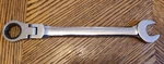 New!! 12MM Flex Head Ratchet Gearwrnch, Pt# EHT9912. Fixed Price $10.99.