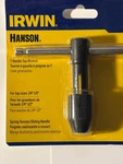 Irwin 1/4" 1/2" T-handle Tap Wrench 12002. Fixed Price $13.75.