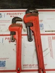 Ridgid 31010 10"AND 14" Multi-sided Secure Grip Straight Pipe Wrench Slightly Us. Fixed Price $27.19.