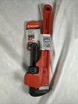 Crescent CIPW10S Orange Heavy Duty Cast Iron Slim Jaw Pipe Wrench Inch. Fixed Price $17.99.
