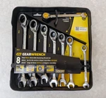 Gearwrench 8PC Metric Reversible Ratcheting 72T 12-PT Combo Set (9543). Fixed Price $79.99.