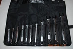 New Craftsman 11-PC 12-PT Combination Wrench Set Metric With Pouch. Fixed Price $45.95.