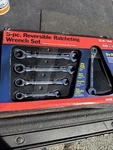 Sears Craftsman Usa Nos 5PC Reversible Ratcheting Wrench Set 42408 Sae 5/16-9/16. Fixed Price $159.00.