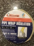 Frost King SP42X/16 3" 25 Ft. Fiberglass & Foil Pipe Insulation Wrap. Fixed Price $11.38.