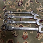 Set Of 4 Huskey Combination Wrenches Various Sizes 7/16,1/2/9/16,5/8. Fixed Price $19.55.