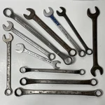 Lot Of 11 Vintage Vlchek Wrenches Double Box End Open Combination Tool Sae Wbe. Fixed Price $27.99.