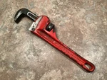 Vtg Craftsman Pipe Wrench #55675 Drop Forged Heavy Duty Adjust Orange Guc Japan. Fixed Price $20.00.