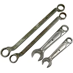 Lot Of 4 Indestro Select Steel Wrenches, Usa Made, Combo & Box-end, Vintage Tool. Fixed Price $22.28.