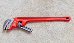 Ridgid 31080 Model E24 24" Heavy-duty End Pipe Wrench 3" Capacity Usa New Nos. Fixed Price $80.00.