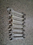 Stanley 7PC Stubby Combination Wrench Set Metric 87-243 Vintage 10MM-18MM. Fixed Price $11.00.