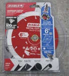 Diablo 6" Diamond Metal Cut-off Blade DDD060DIA101F, Dry For. Fixed Price $17.05.