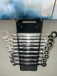 Husky 13/16,3/4,11/16,5/8,9/16,,, In. 12-POINT Sae Ratcheting Combination Wrench. Fixed Price $35.00.