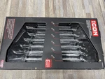 New Icon Professional Large Reversible Metric Ratcheting Wrench Set WRRM-6. Fixed Price $154.94.