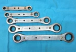 Lot Of 5 - Buffalo Ratcheting Double Box End Wrenches, 1/4" 7/8". Fixed Price $24.40.