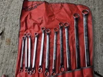 Snap On Offset Box End Wrench Pcs 3/8 To 1-5/16 In C113 Pouch. Fixed Price $310.00.