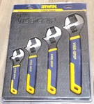 Irwin Vise-grip 4PC Adjustable Wrench Set W/soft Handles #2078706. Fixed Price $111.59.
