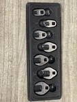 Snap-on 107TMCOM 3/8" Drive Crowfoot Wrench Set Metric Usa (A1D028371). Fixed Price $159.00.